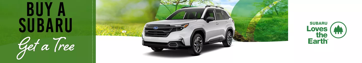 Buy a Subaru get a tree at Colonial Subaru of Feasterville