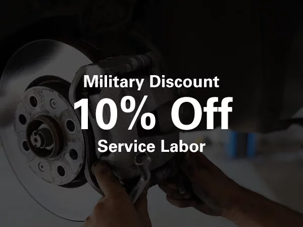Military Discount 10% Off Of Service Labor