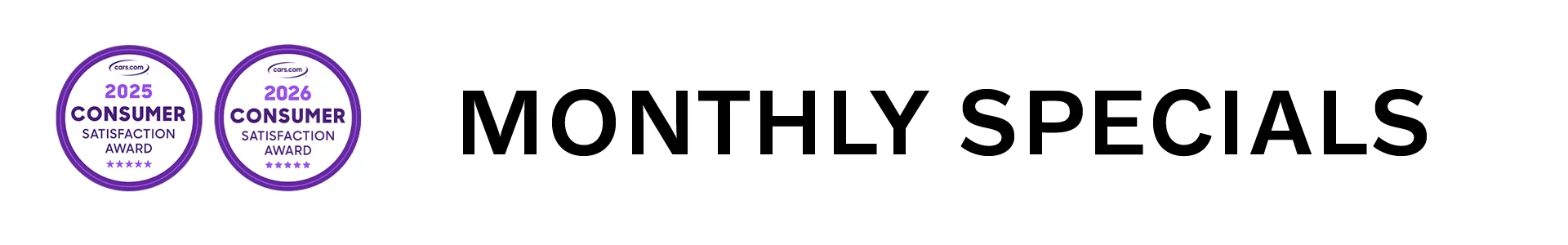 Volvo Monthly Specials Banner