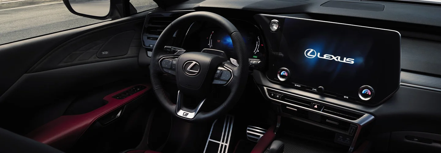 inside the new 2025 Lexus RX