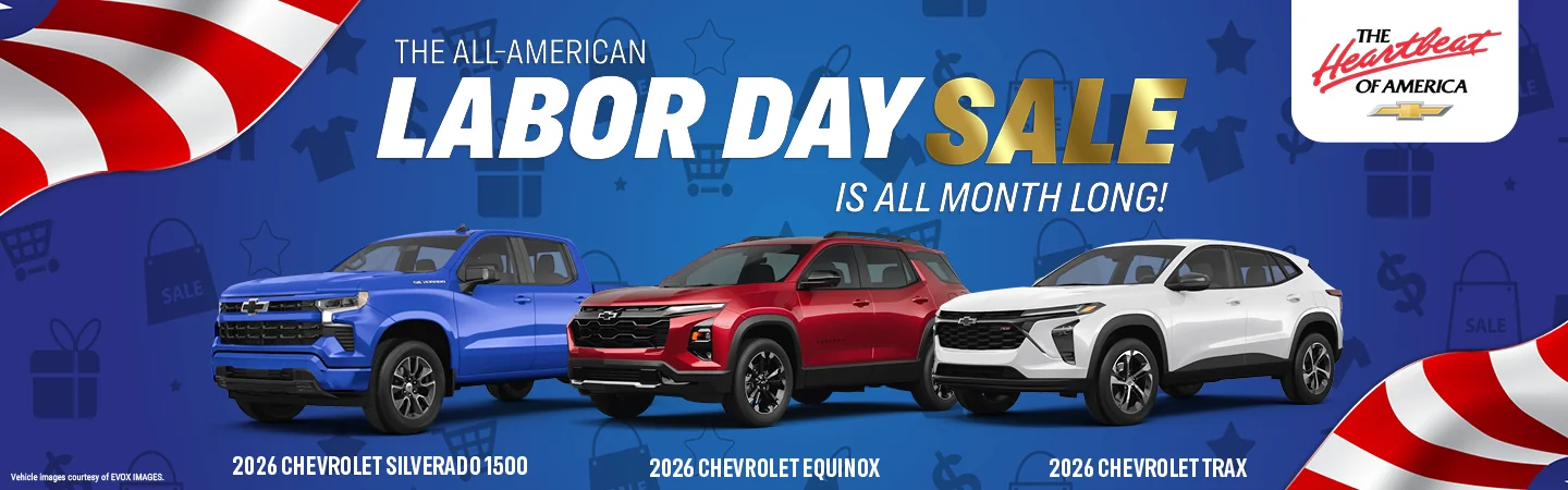 The All-American Labor Day Sale is all month long