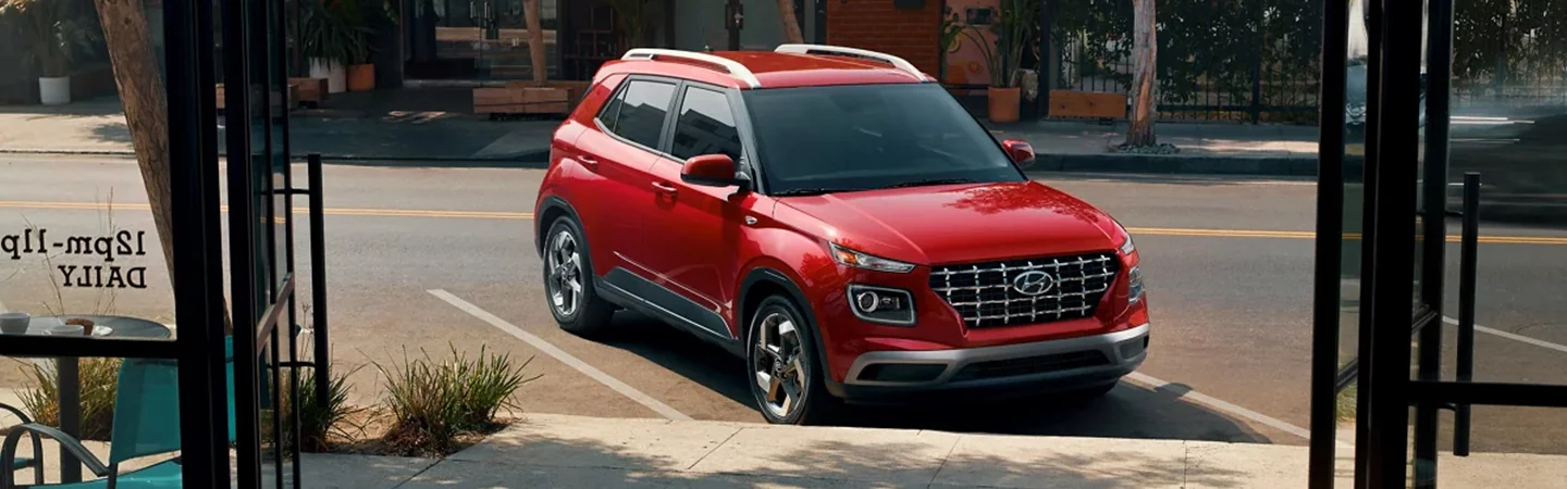 2024 Hyundai Venue Specs redcolor frontview