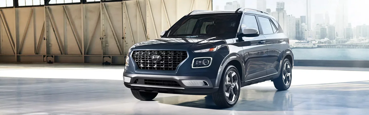 2024 Hyundai Venue Specs bluecolor frontview 