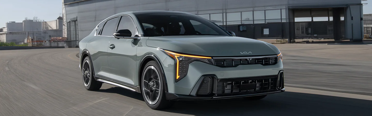 2025 Kia K4 Specs grey color front view