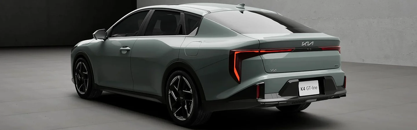 2025 Kia K4 Specs grey color back side view