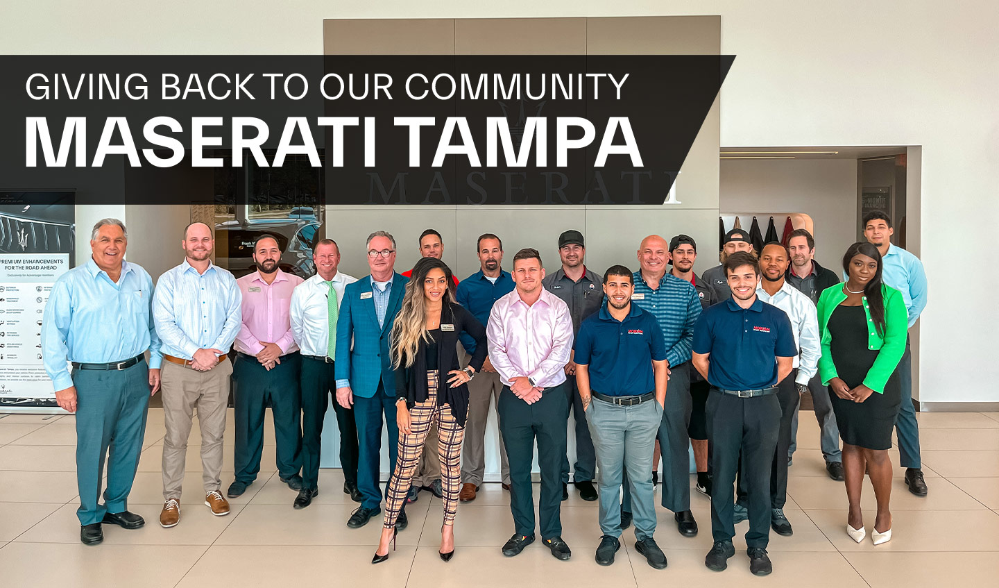 Giving Back To Our Community Maserati Tampa