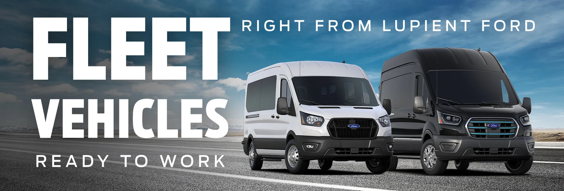 fleet vehicles ready to work right from Lupient Ford