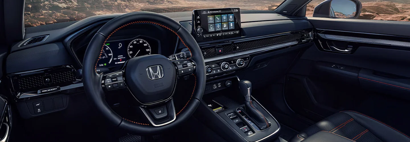 interior of a 2025 Honda CR-V Hybrid Sport Touring