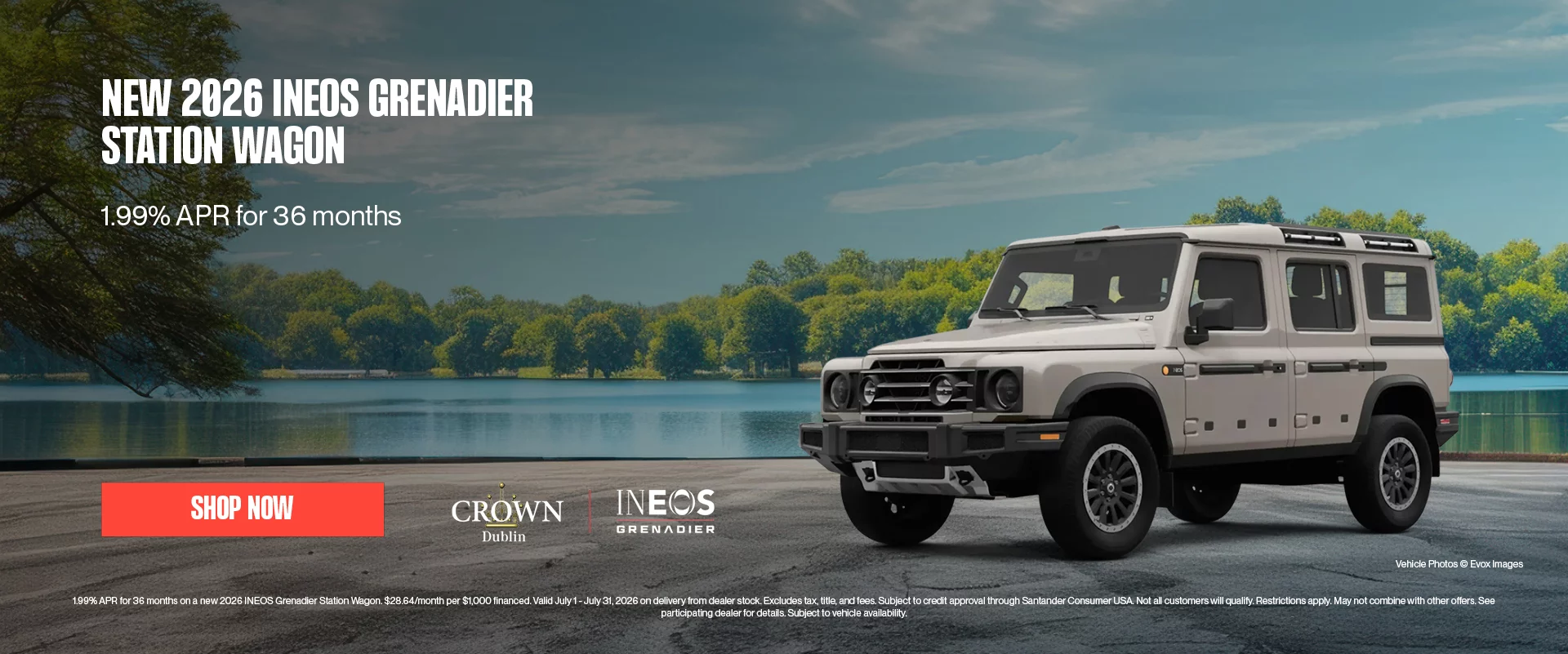 New 2026 INEOS Grenadier Station Wagon 1.99% APR for 36 months