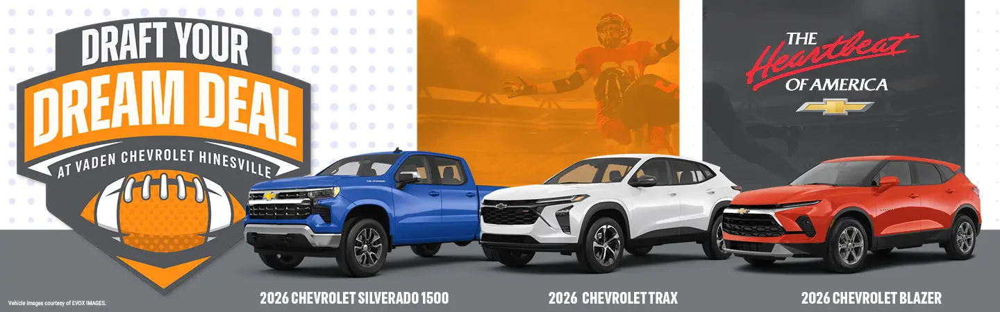 Beat this summer heat Monthly Specials savings at Vaden Chevrolet Hinesville