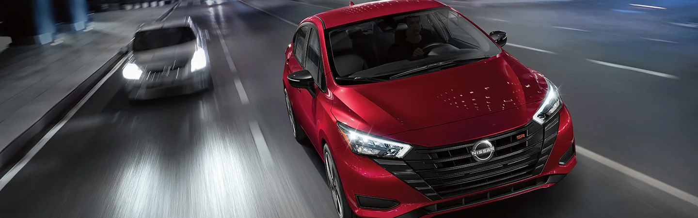 2024 Nissan Versa Specs redcolor frontview