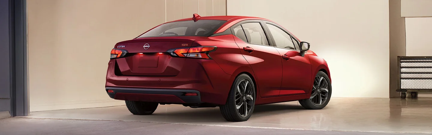 2024 Nissan Versa Specs redcolor backview
