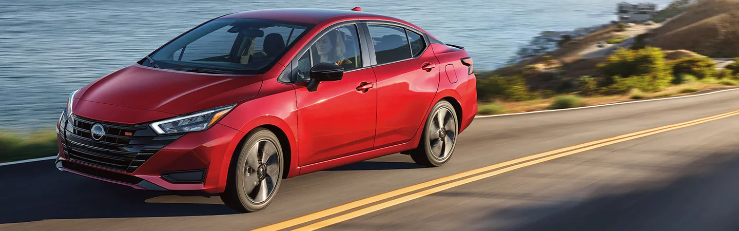2024 Nissan Versa Specs redcolor frontview