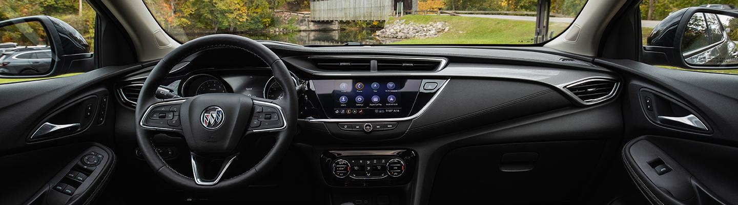 Dash view of a 2021 Buick Encore