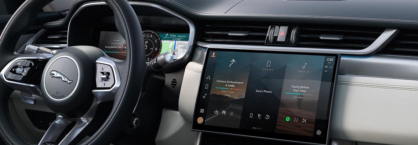 2022 Jaguar XF dashboard
