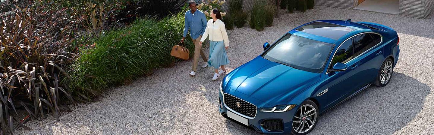 2022 Jaguar XF top view