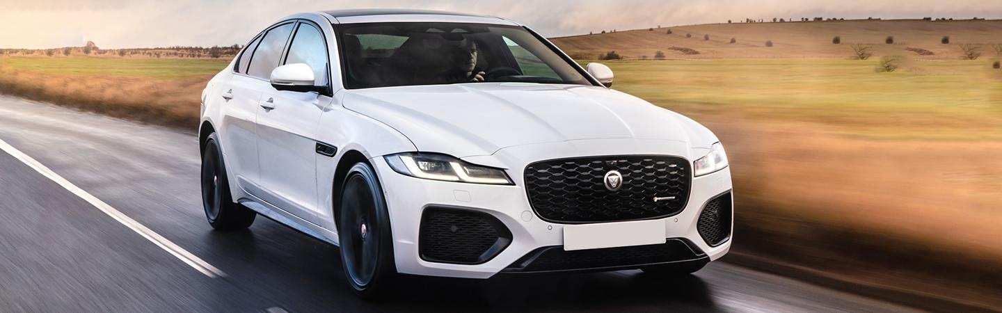 white 2022 Jaguar XF
