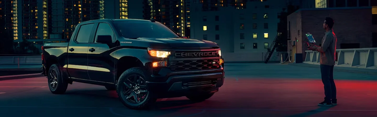 2024 Ford F-150 vs Chevy Colorado blackcolor frontview