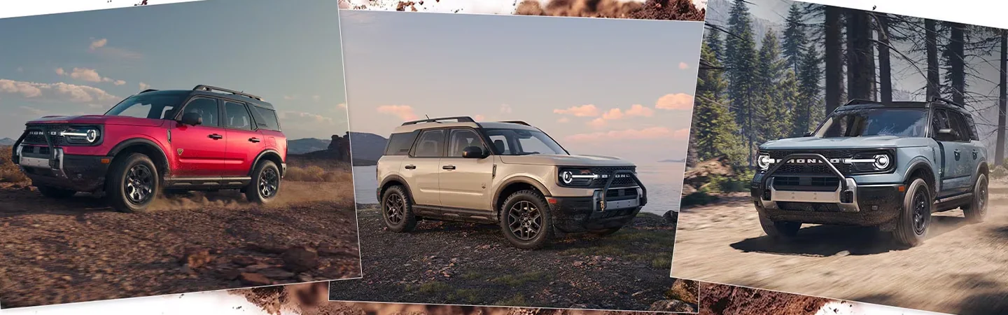 2025 Ford Bronco Sport red different looks