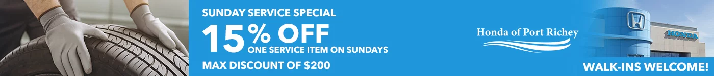 Sunday Service Special 15% Off One Service Item On Sundays Max Discount Of $200