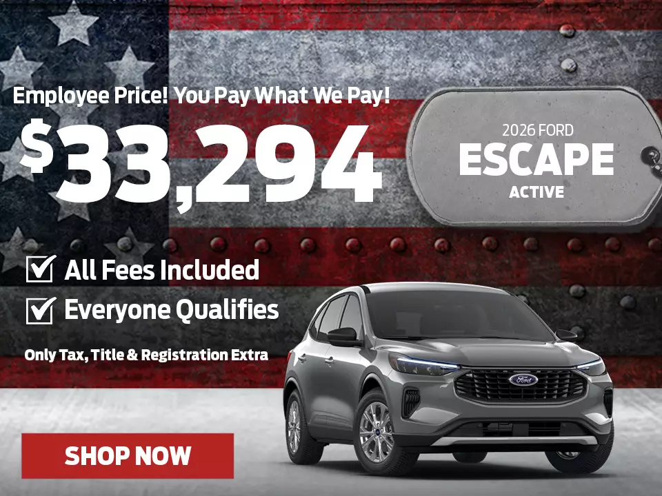 2025 Ford Escape offer
