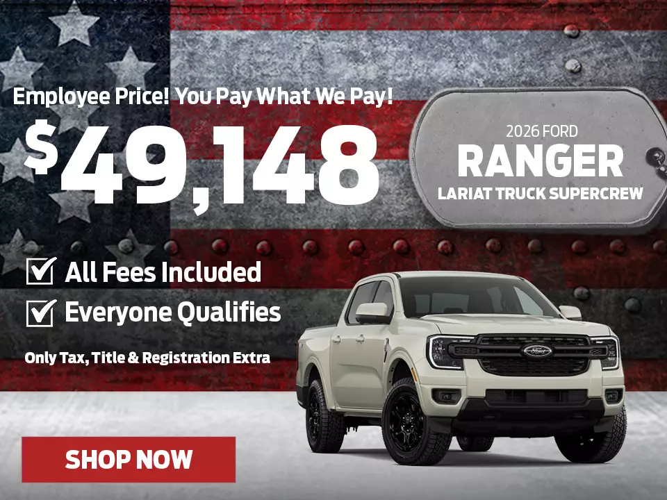 2026 Ford Ranger Truck offer