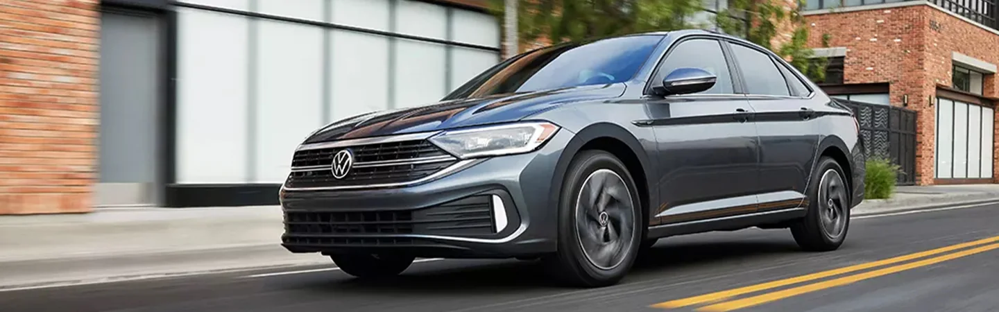 2024 Volkswagen Jetta vs Nissan Sentra blackcolor sideview