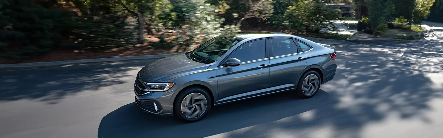 2024 Volkswagen Jetta vs Nissan Sentra blackcolor frontview
