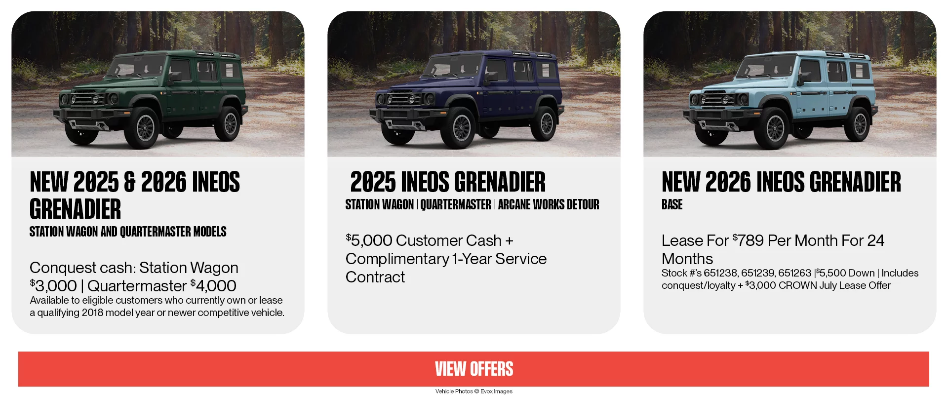 New 2025 & 2026 INEOS Grenadier Station Wagon and Quartermaster Models, 2025 INEOS Grenadier Station Wagon | Quartermaster | Arcane Works Detour | New 2026 INEOS Grenadier BASE