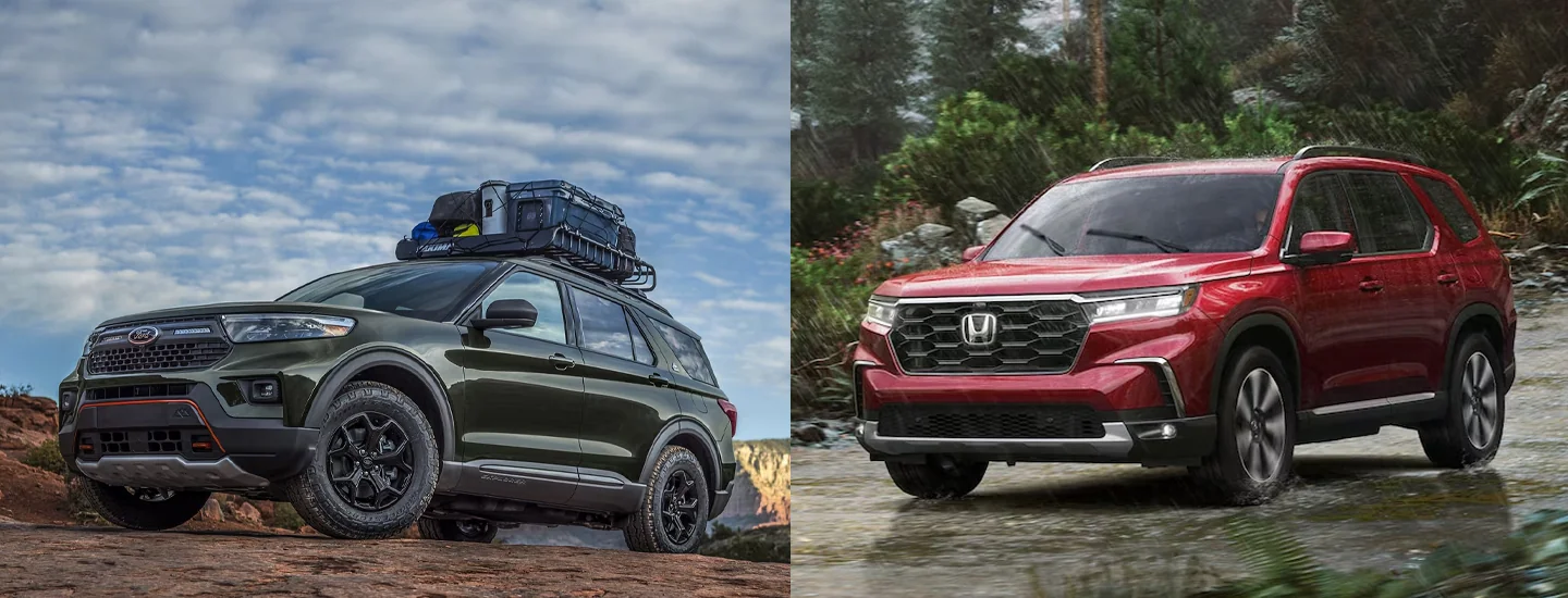 2024 Ford Explorer vs Honda Pilot 