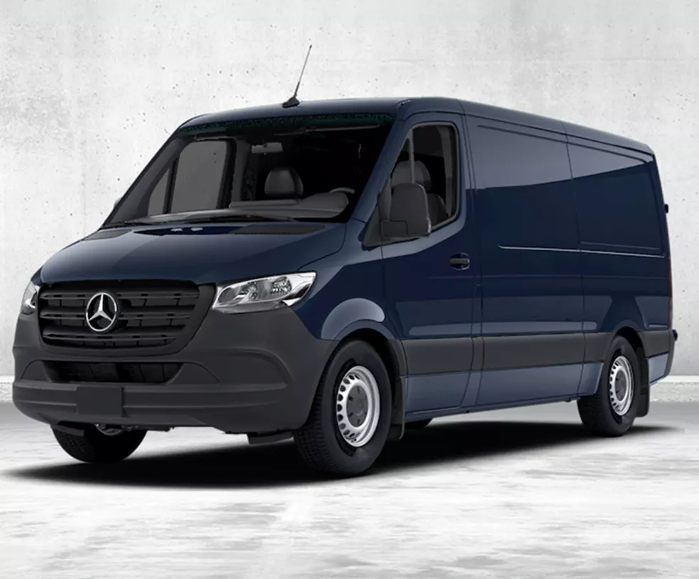 Luxury vehicle exterior side view