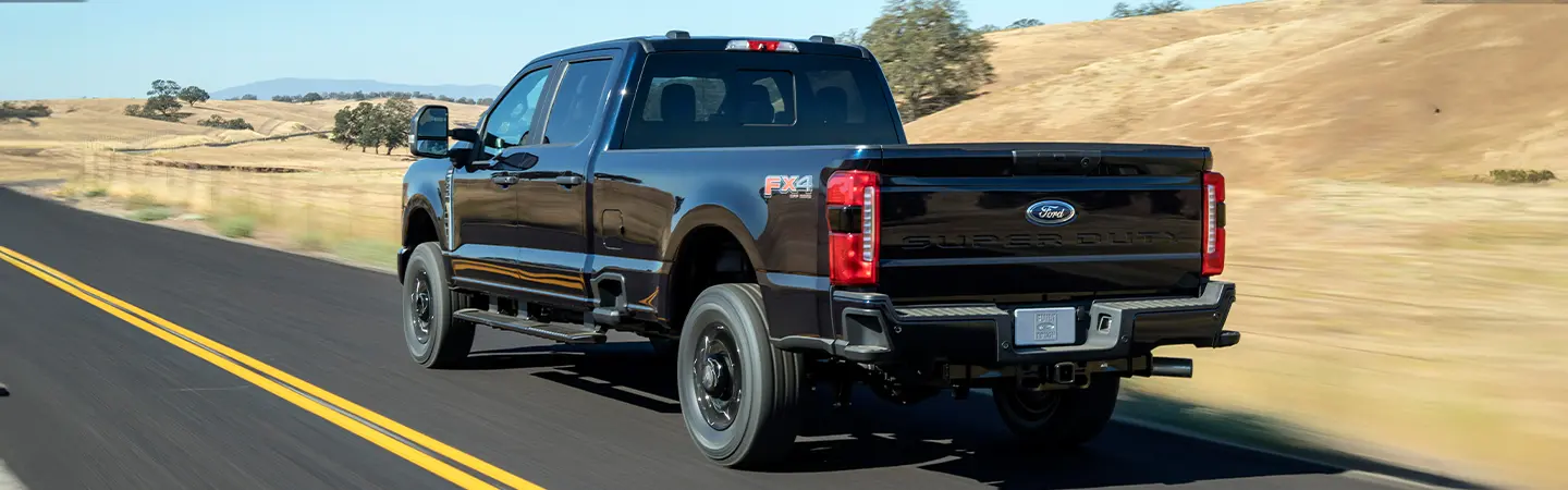 2024 Ford Super Duty blue front view