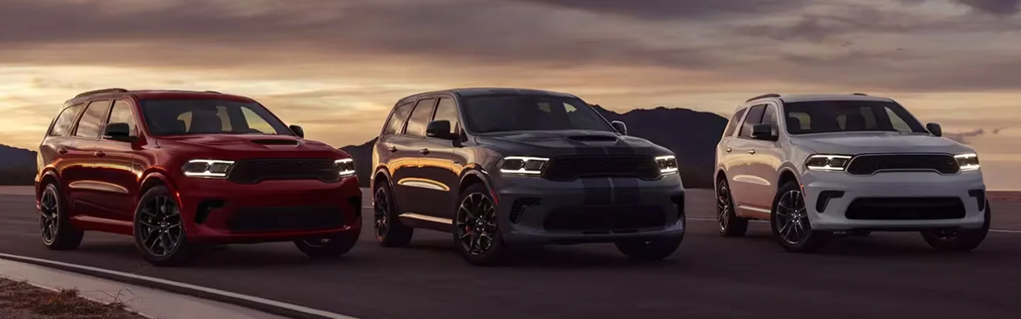 2024 Dodge Durango Specs front cars view red black white