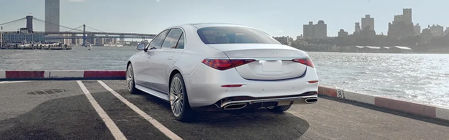 2024 Mercedes-Benz S-Class Specs sliver color back view