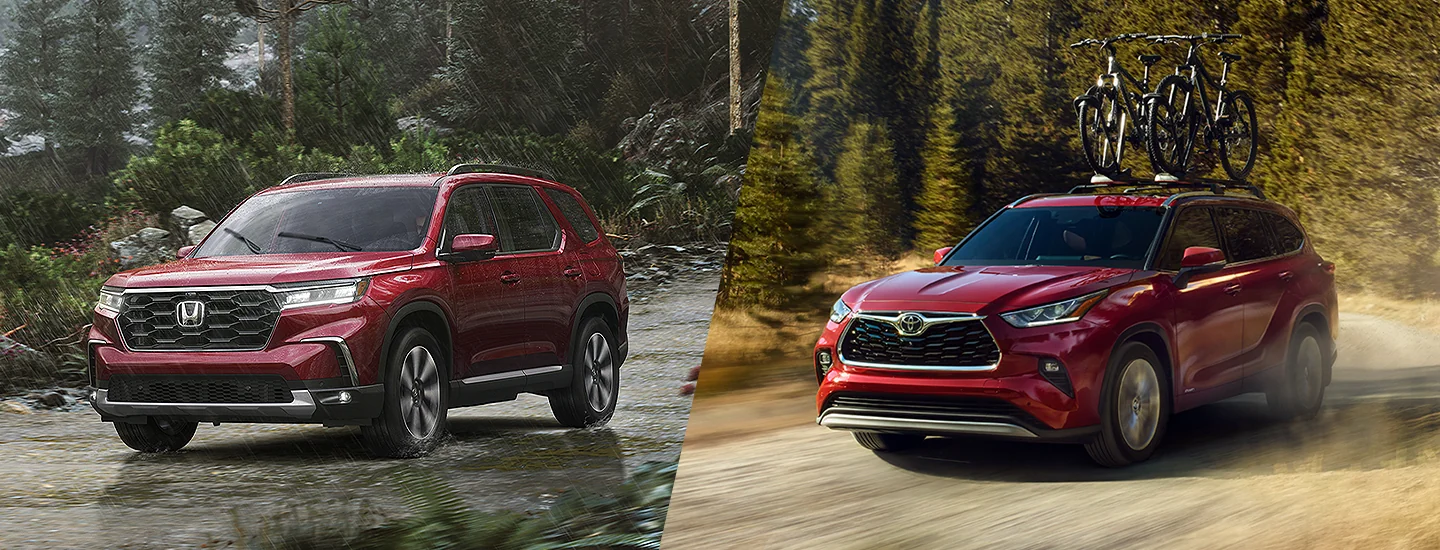2025 Honda Pilot vs Toyota Highlander
