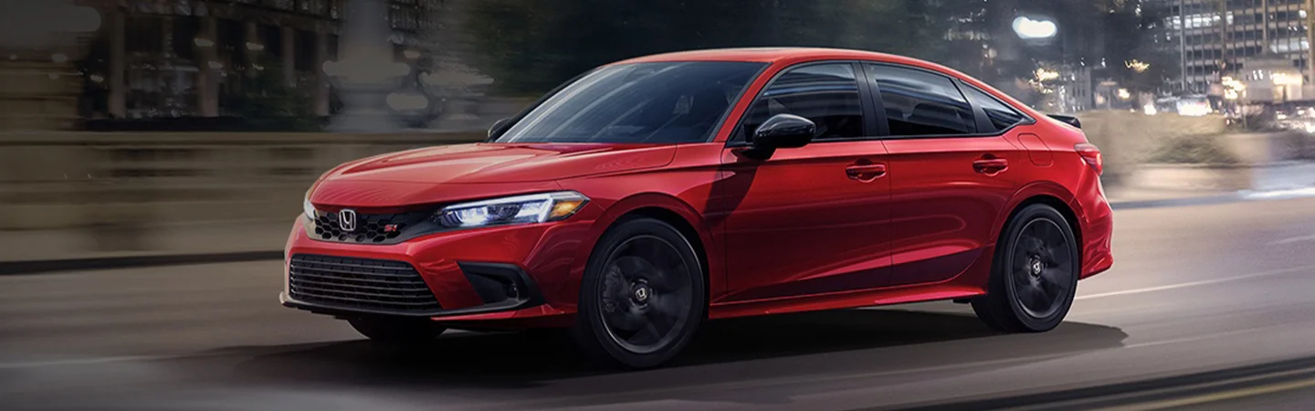 2024 Honda Civic Si Specs front side view red