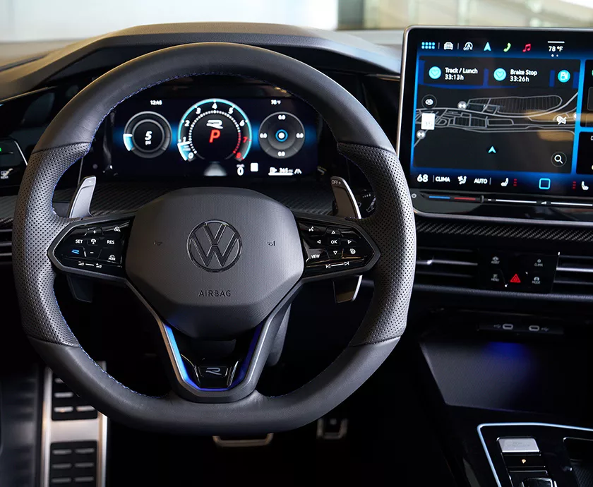 Interior view for The 2026 Volkswagen Golf GTI in Bradenton, FL