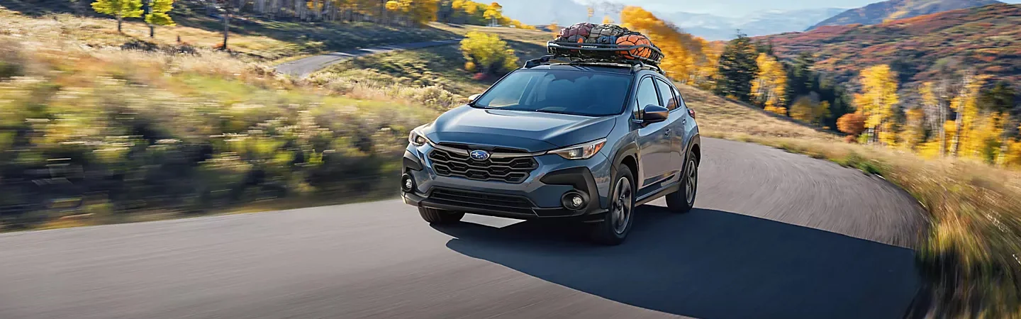 2024 Subaru Crosstrek Specs side front in silver