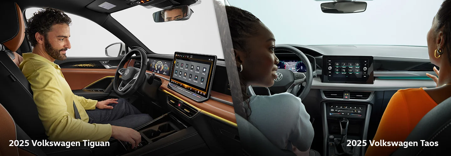 interior view of a 2025 Volkswagen Tiguan SEL R-Line