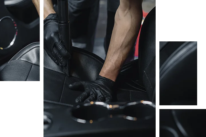 tech working in engine