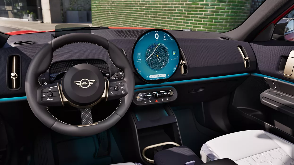 MINI vehicle interior dashboard
