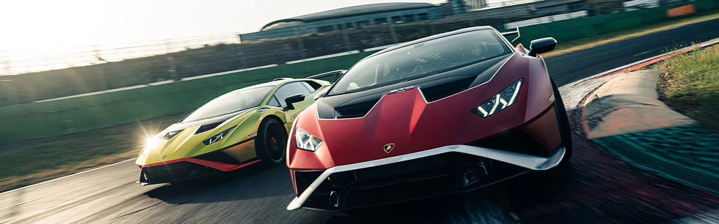 2024 Lamborghini Huracan STO Specs red color front view