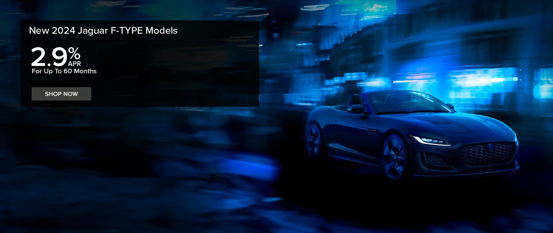 Select 2024 Jaguar F-TYPE Models 2.9% APR For Up To 60 Months