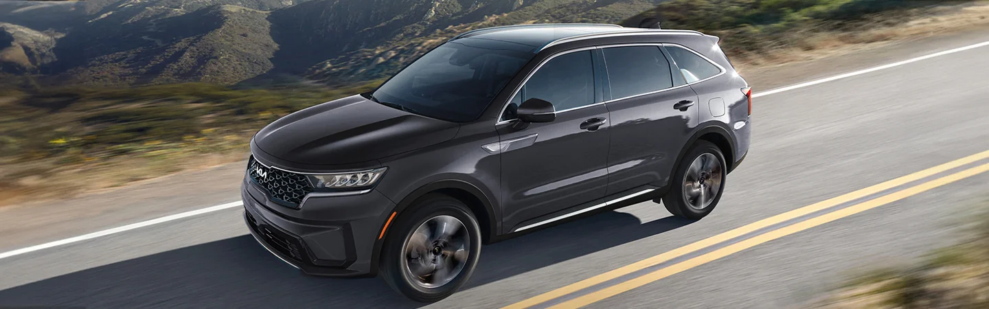 2024 Kia Sorento Hybrid Specs front side black