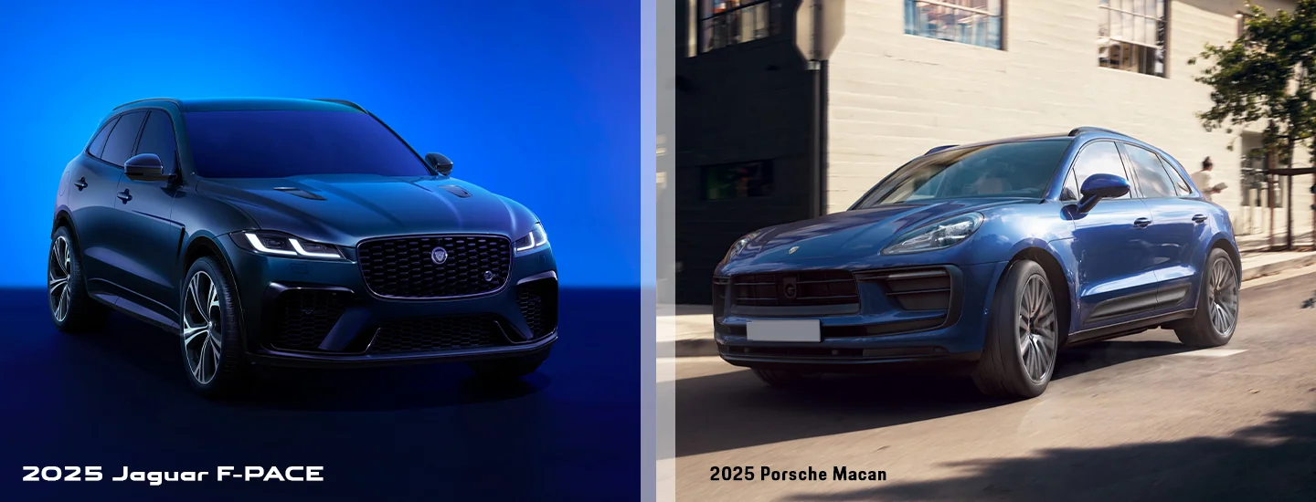 2025 Jaguar F-PACE vs Porsche Macan