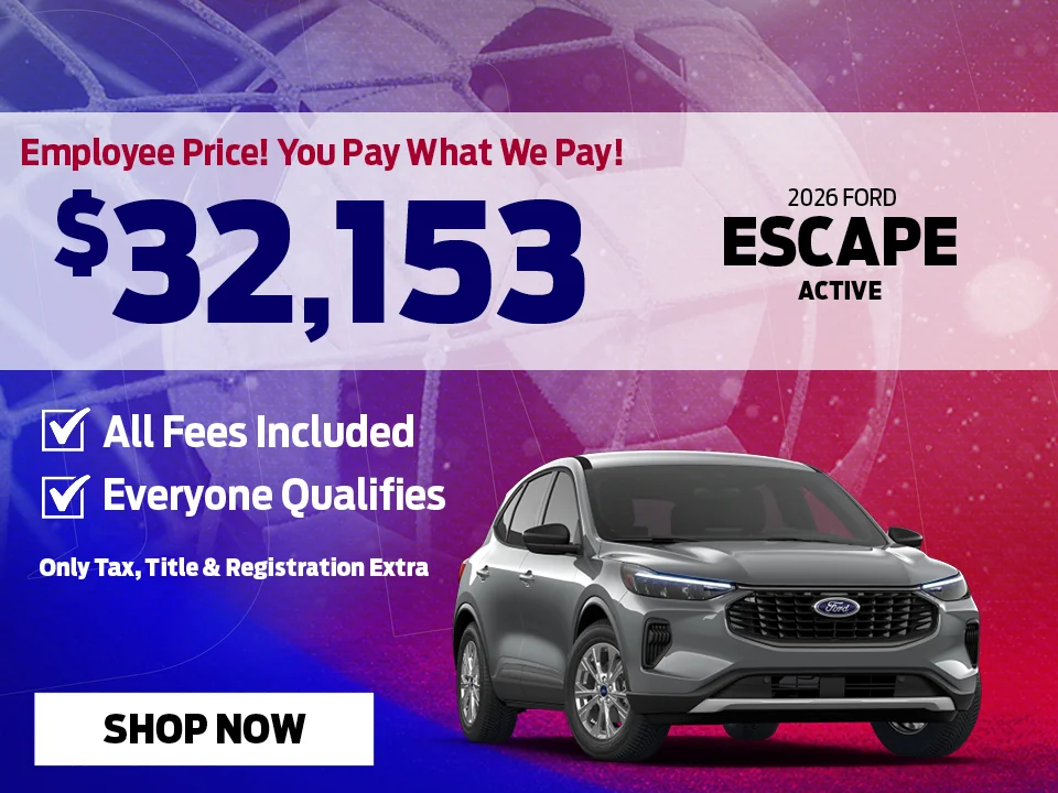2026 Ford Escape Active offer