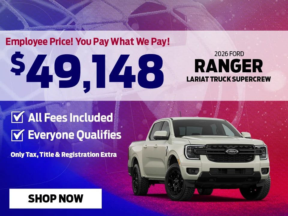 2026 Ford Ranger Lariat Truck SuperCrew offer