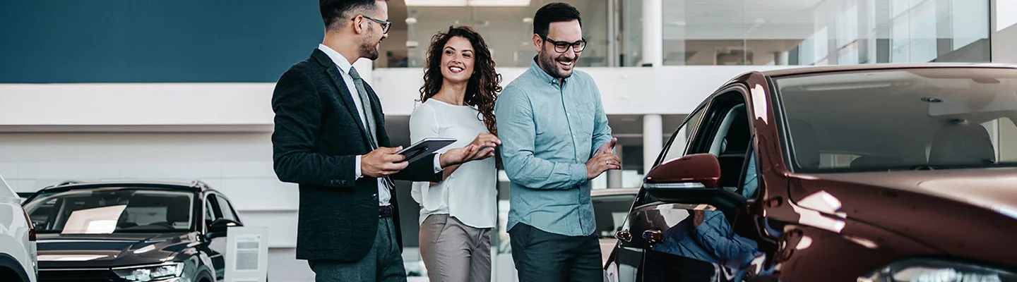 car showroom shopping