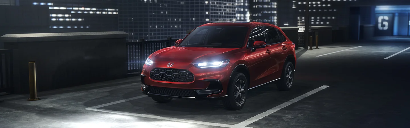 2025 Honda HR-V Red Color car parking are view