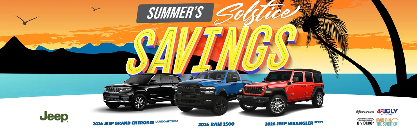 Summer Savings Spree at Vaden CDJR Brunswick